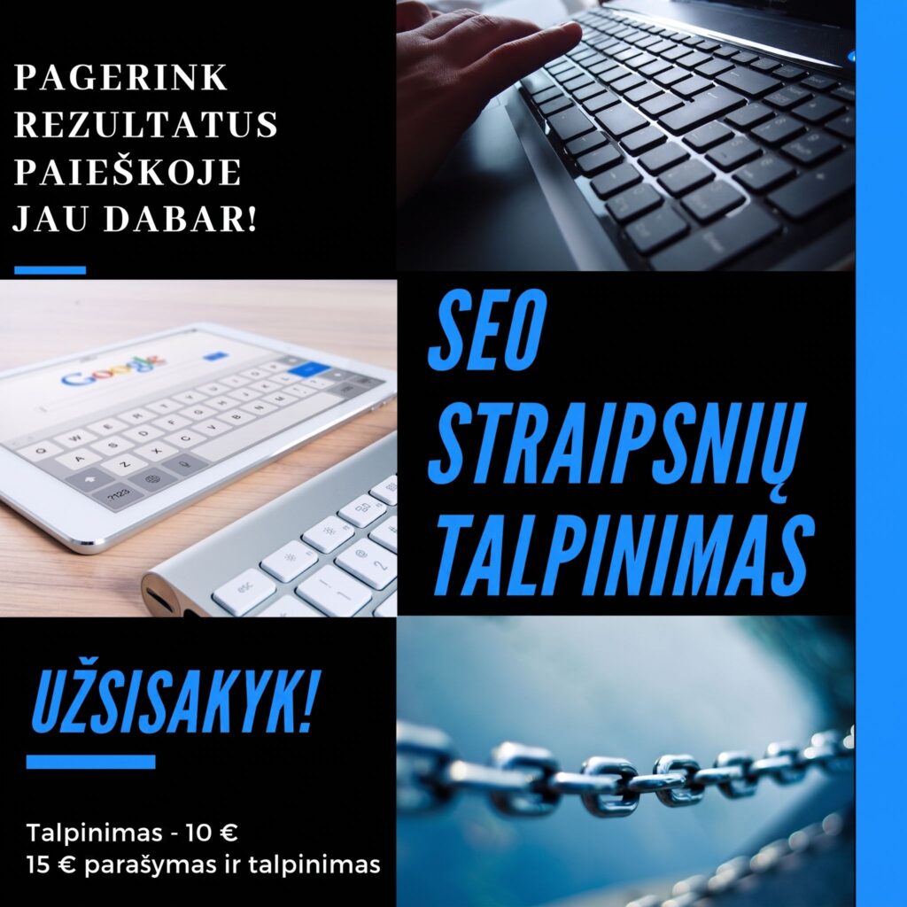 seo straipsnių talpinimas